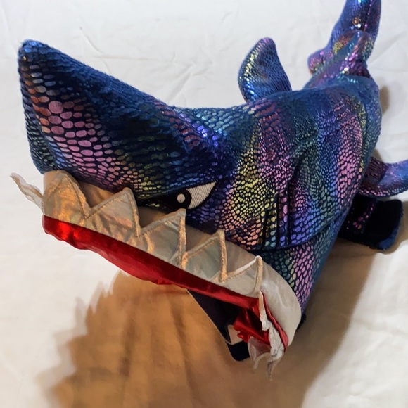 Shark Dog Costume Size Med Thrills And Chills Shark Week Halloween - Picture 2 of 8